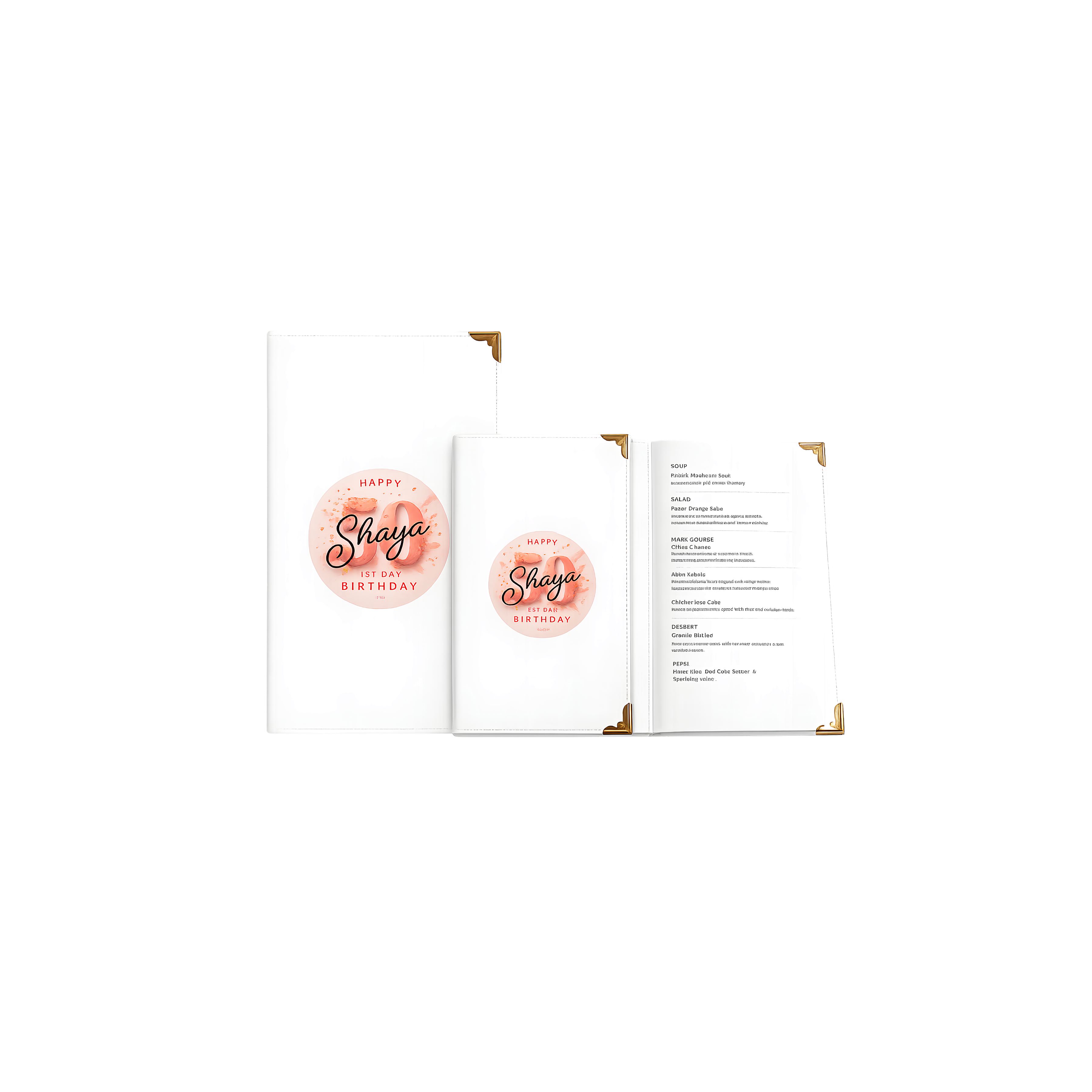 Booklet Menu
