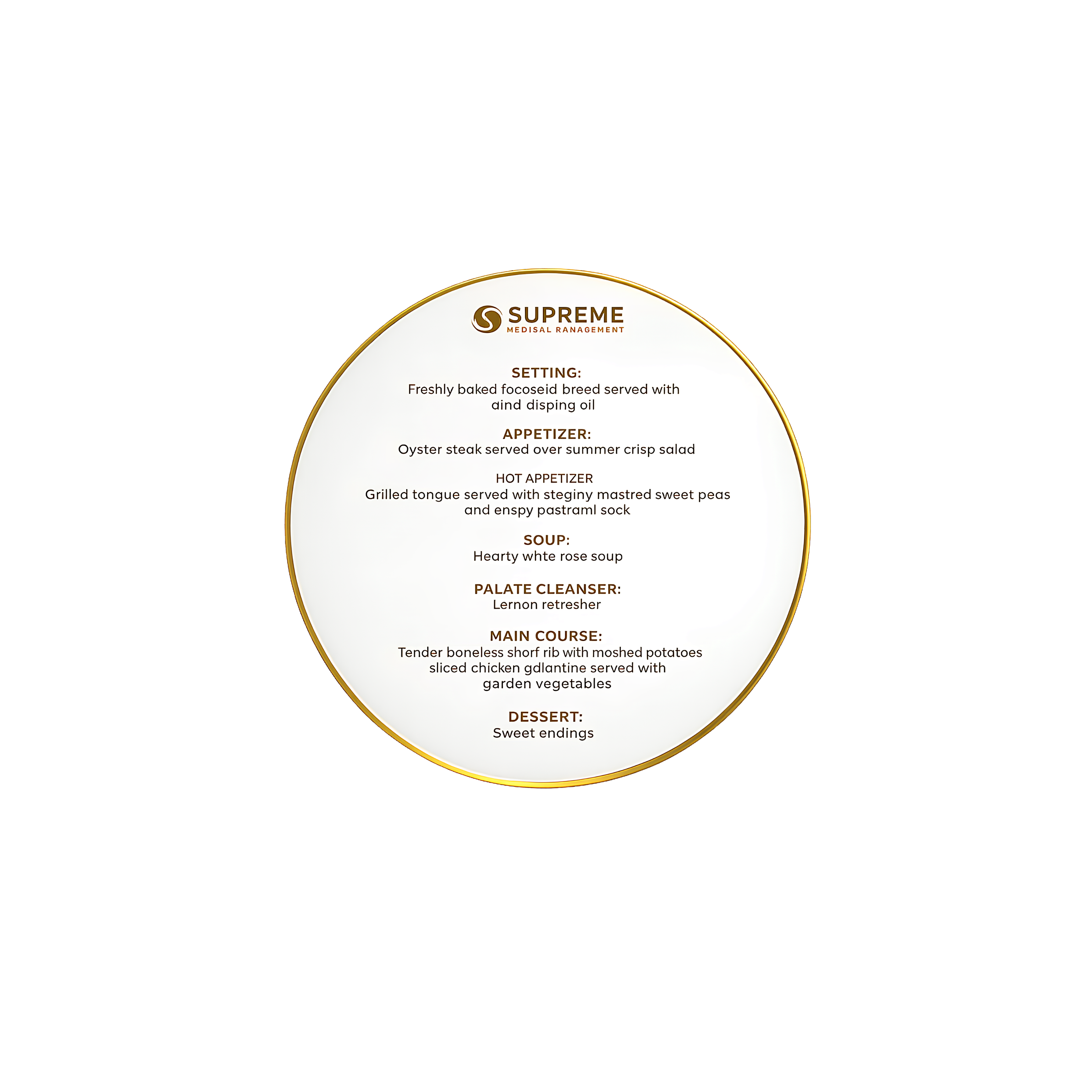 Custom Menu Sign